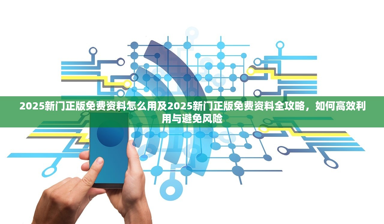 2025新门正版免费资料怎么用及2025新门正版免费资料全攻略，如何高效利用与避免风险